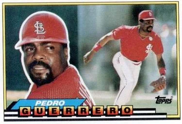 1989 Topps Big Pedro Guerrero #285 card image