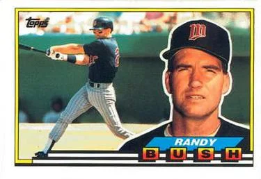 1989 Topps Big Randy Bush #282 card image