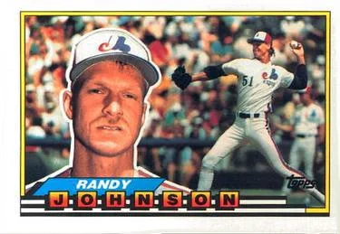 1989 Topps Big Randy Johnson #287 card image