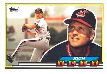 1989 Topps Big Rich Yett #290 card image