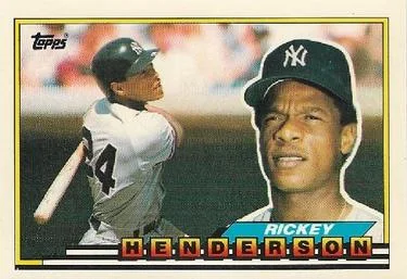 1989 Topps Big Rickey Henderson #271 card image