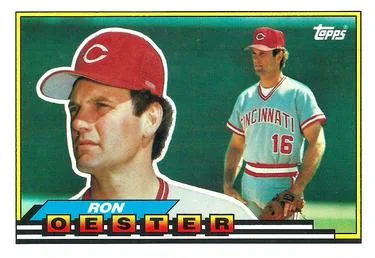 1989 Topps Big Ron Oester #229 card image