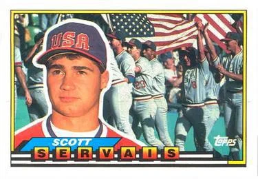 1989 Topps Big Scott Servais #291 card image