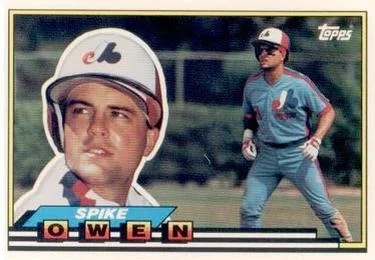 1989 Topps Big Spike Owen #221 card image
