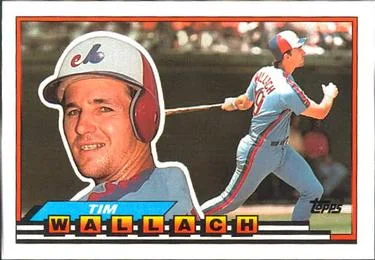 1989 Topps Big Tim Wallach #215 card image