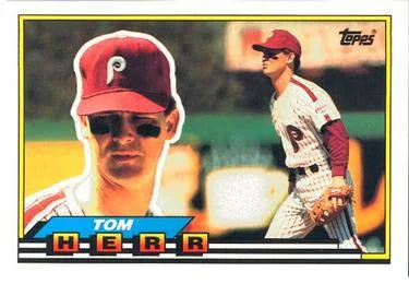 1989 Topps Big Tom Herr #283 card image