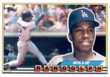 1989 Topps Big Willie Randolph #244 card image