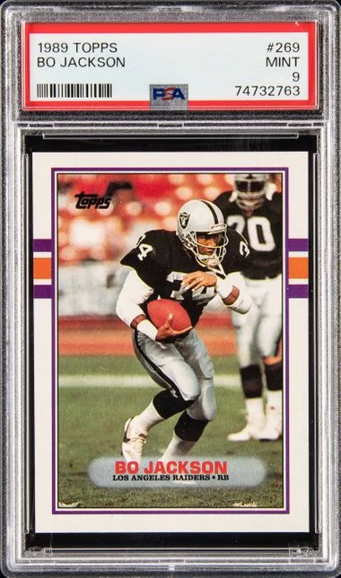 1989 Topps Bo Jackson #269 card image