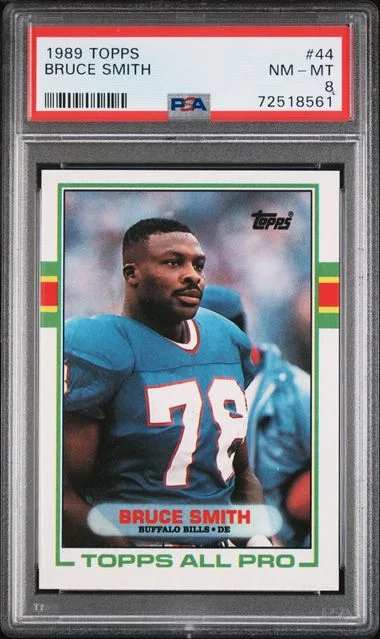 1989 Topps Bruce Smith #44 card image