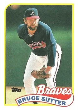 1989 Topps Bruce Sutter #11 card image