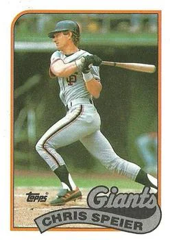 1989 Topps Chris Speier #94 card image