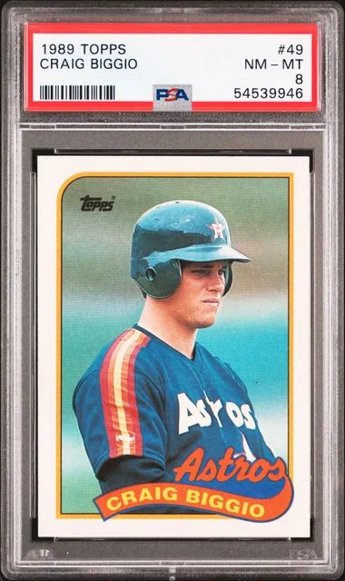 1989 Topps Craig Biggio #49 card image