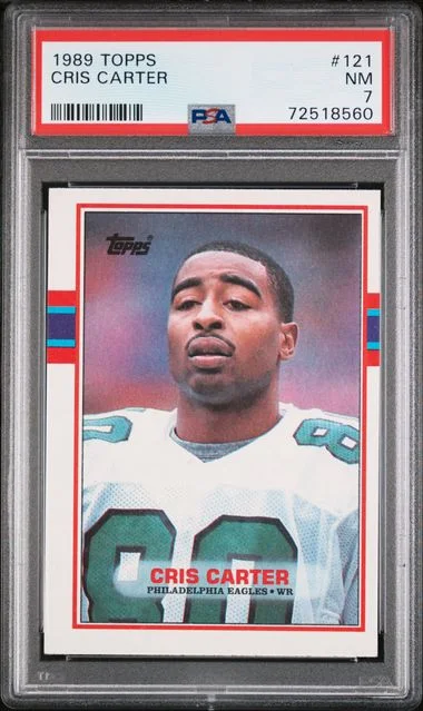 1989 Topps Cris Carter #121 card image