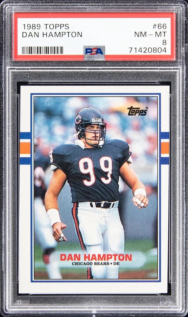 1989 Topps Dan Hampton #66 card image