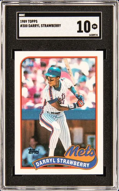 1989 Topps Darrly Strawberry #300 card image