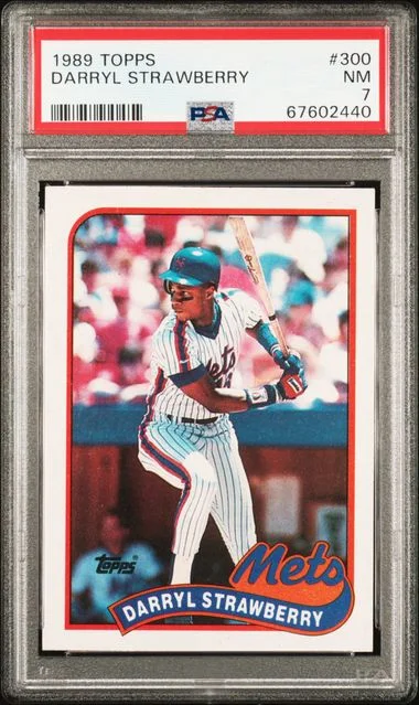 1989 Topps Darryl Strawberry #300 card image