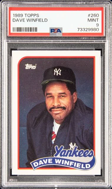 1989 Topps Dave Winfield #260 card image