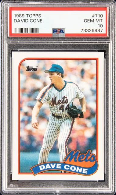 1989 Topps David Cone #710 card image