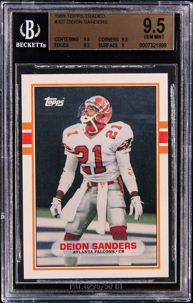 1989 Topps Deion Sanders #30T card image