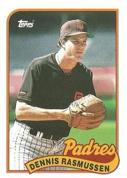 1989 Topps Dennis Rasmussen #32 card image