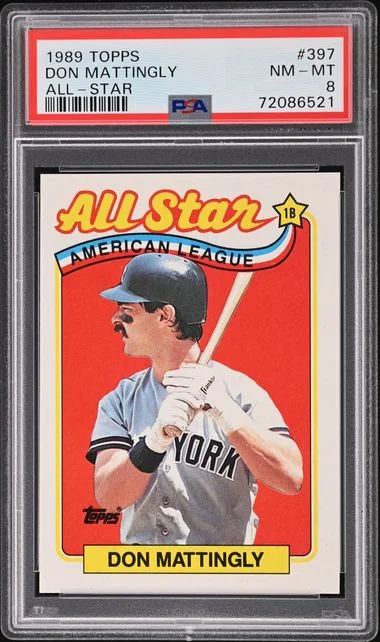 1989 Topps Don Mattingly All-Star #397 card image