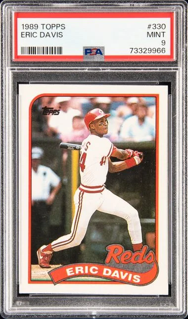 1989 Topps Eric Davis #330 card image