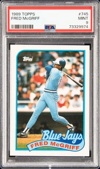1989 Topps Fred McGriff #745 card image
