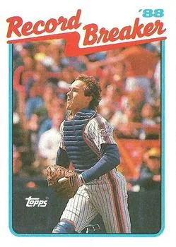 1989 Topps Gary Carter RB #3 card image