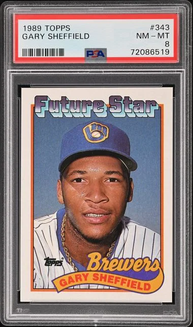 1989 Topps Gary Sheffield #343 card image