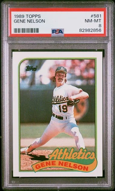 1989 Topps Gene Nelson #581 card image