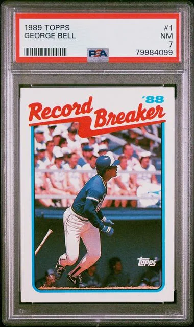 1989 Topps George Bell #1 card image