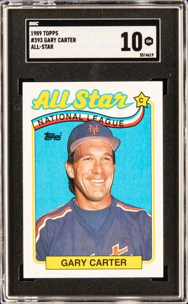1989 Topps Gray Carter All-Star #393 card image