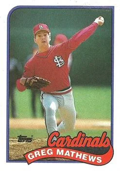1989 Topps Greg Mathews #97 card image