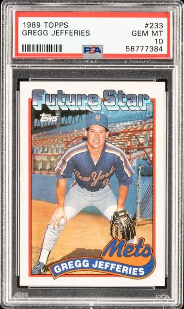 1989 Topps Gregg Jefferies #233 card image