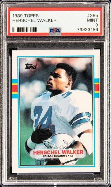1989 Topps Herschel Walker #385 card image