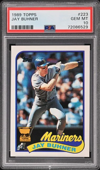 1989 Topps Jay Buhner #223 card image