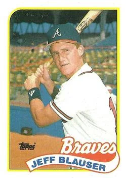 1989 Topps Jeff Blauser #83 card image