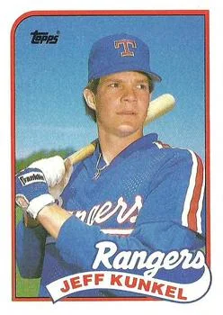 1989 Topps Jeff Kunkel #92 card image