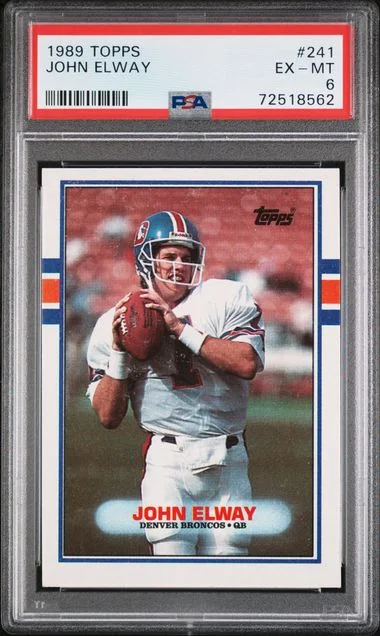1989 Topps John Elway #241 card image