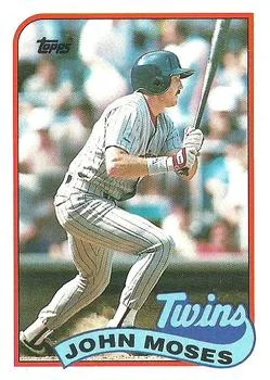 1989 Topps John Moses #72 card image