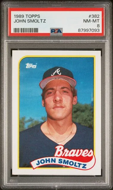 1989 Topps John Smoltz #382 card image