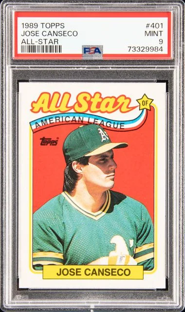 1989 Topps Jose Canseco All-Star #401 card image