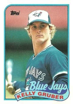 1989 Topps Kelly Gruber #29 card image