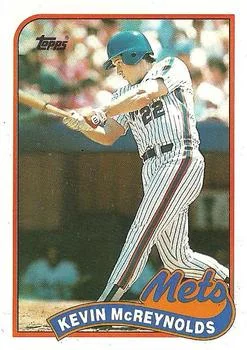 1989 Topps Kevin McReynolds #85 card image