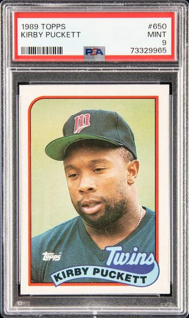 1989 Topps Kirby Puckett #650 card image