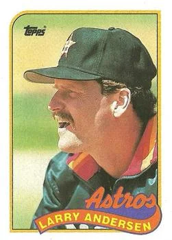 1989 Topps Larry Andersen #24 card image