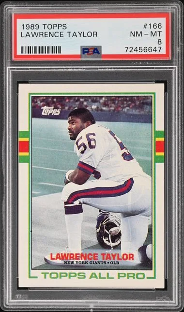 1989 Topps Lawrence Taylor #166 card image