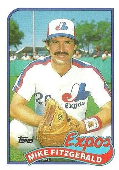 1989 Topps Mike Fitzgerald #23 card image