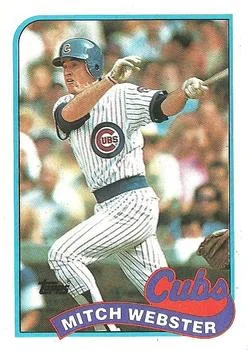1989 Topps Mitch Webster #36 card image