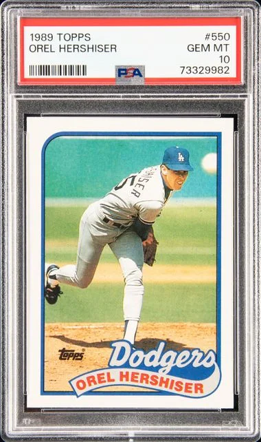 1989 Topps Orel Hershiser #550 card image